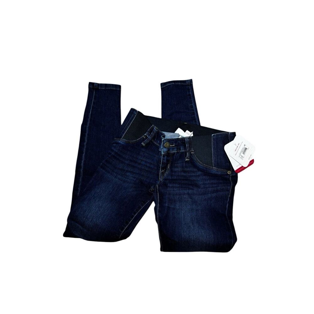 Isabel Maternity Jeans Women's 6/28 R skinny Boot Cut 2 / 26R Distressed